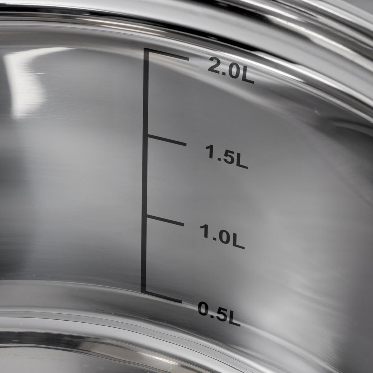 Set de oale Berta -Based- - străveziu/culoare inox, Konventionell, sticlă/metal - Based