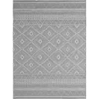 Ravno Tkana Preproga Ottawa 2 - siva, Basics, tekstil (120/170cm) - Mömax