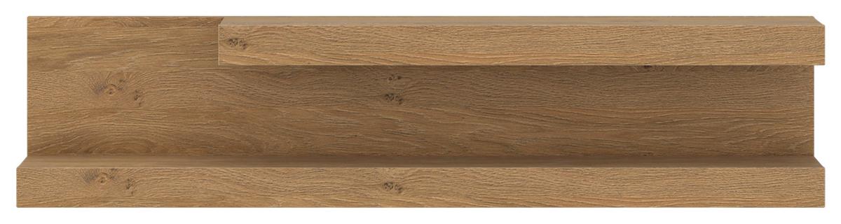Zidna Polica Aretta - boje hrasta, Moderno, drvni materijal (160/36,2/23,4cm) - Modern Living