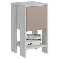Nachttisch Ema ca. 30x55x30 cm Beige - Beige, Design, Holzwerkstoff (30/55/30cm) - Livetastic