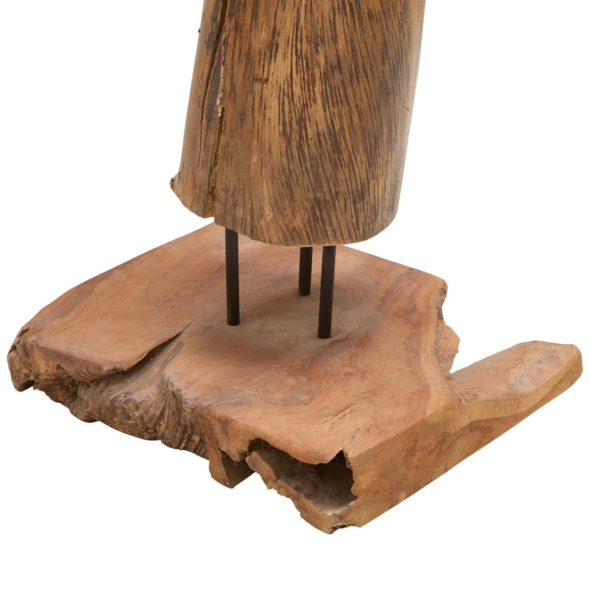 Kleiderständer in Teakfarben - Teakfarben, Lifestyle, Holz (32/180/32cm) - Premium Living