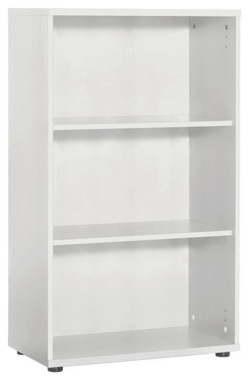 Aktenregal "Serie 200", weiß - Schwarz/Weiß, Basics, Holzwerkstoff/Kunststoff (65,1/110,9/34,5cm) - MID.YOU