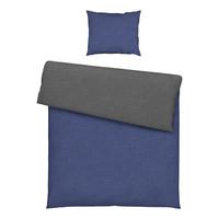 BETTWÄSCHESET NOAH WENDE - Blau, Textil (160/210cm) - Modern Living