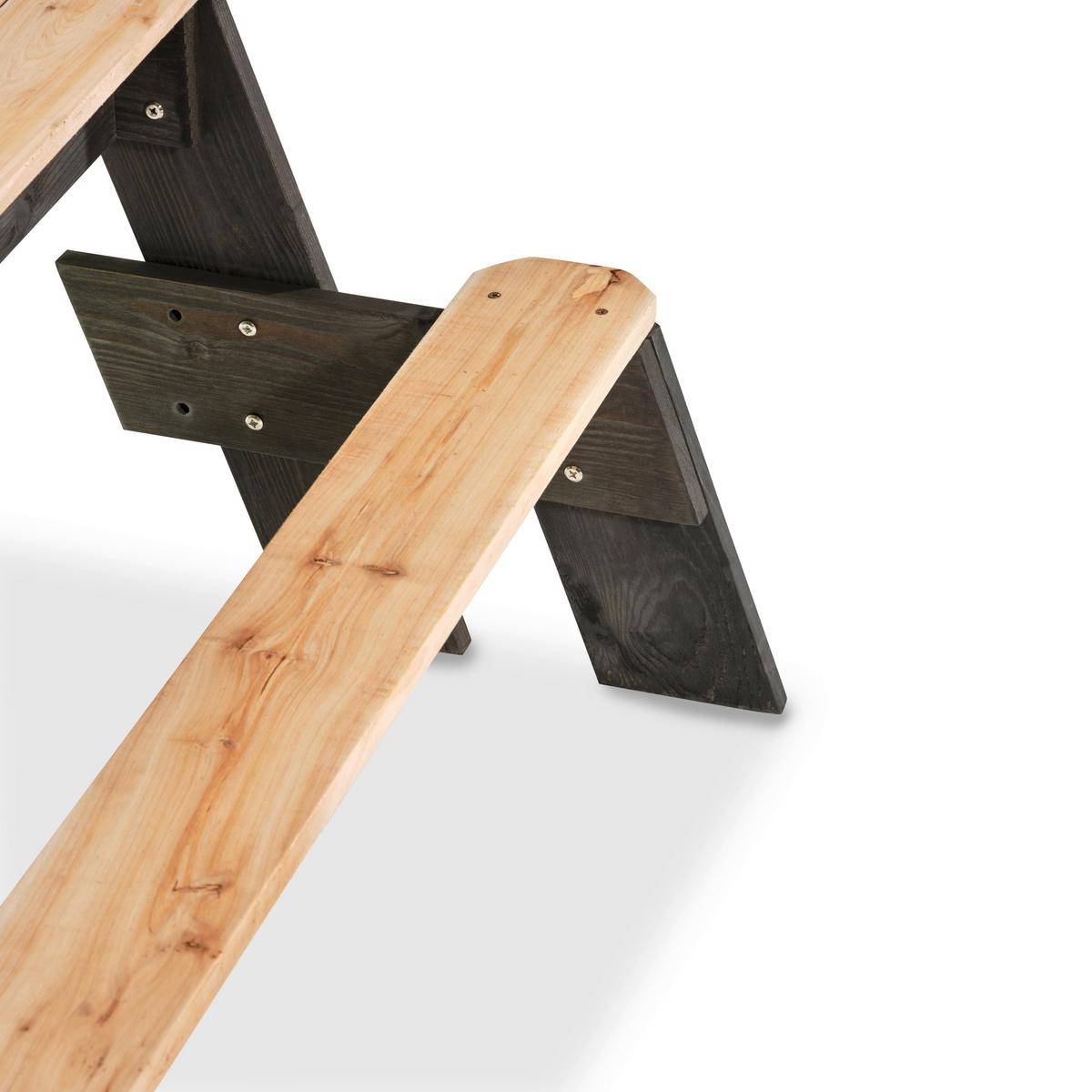 Mizica Za Vodo In Mivko Exit Picnic - siva, Konvencionalno, les (120/94/50cm) - EXIT Toys