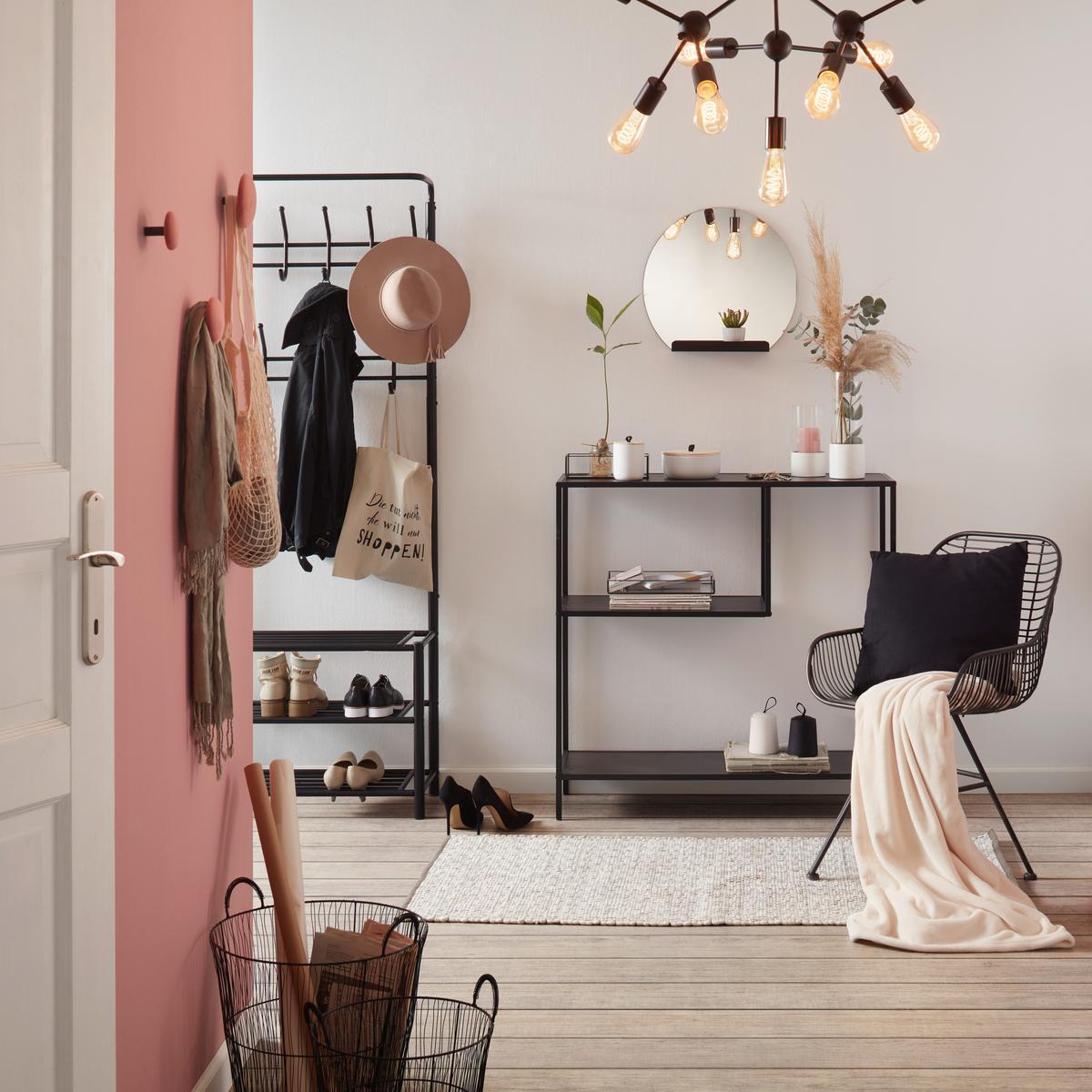 Haken Pamilla in Altrosa, 3er Set - Altrosa, MODERN, Textil (10/8/6/6/6/5,4cm) - Mömax