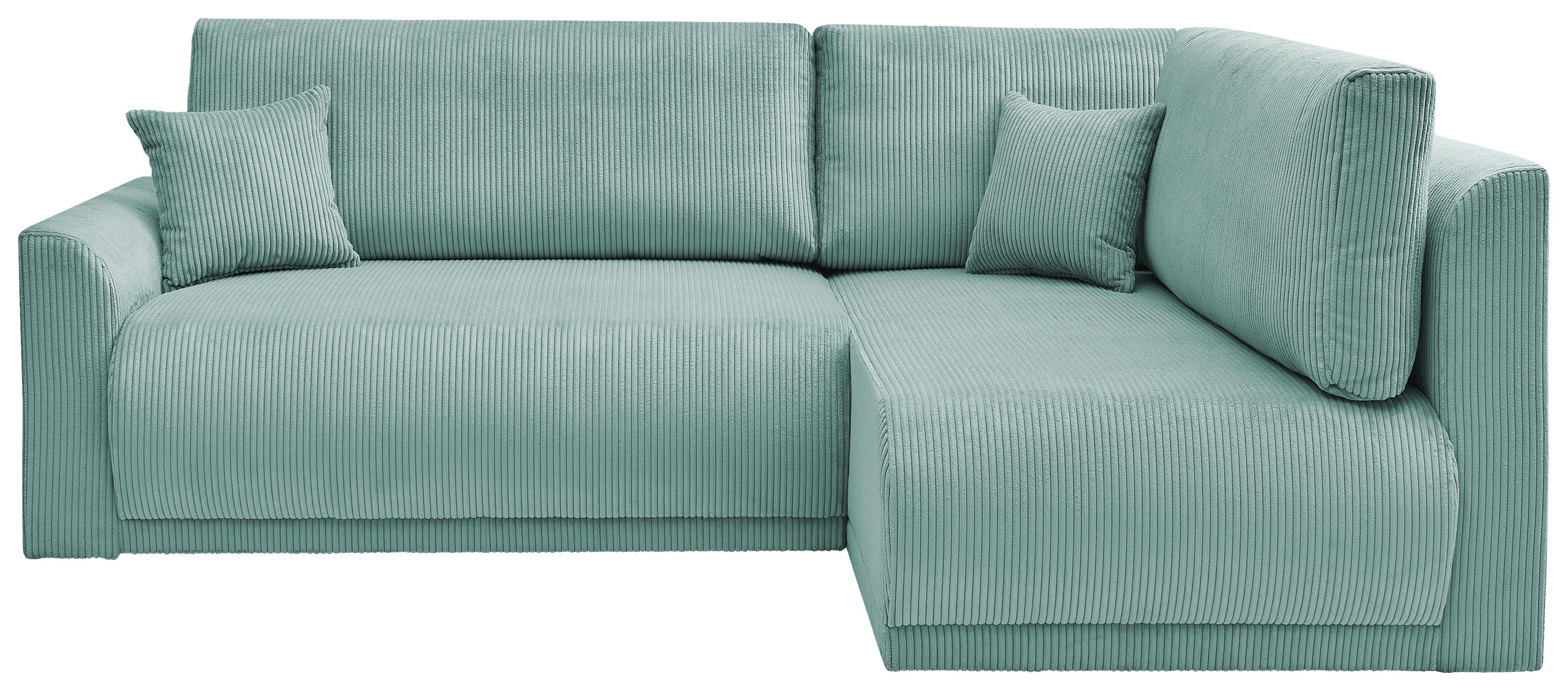 Coltar Kim - verde mentă, Modern, lemn/textil (233/160cm) - Modern Living