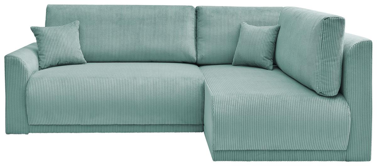 Coltar Kim - verde mentă, Modern, lemn/textil (233/160cm) - Modern Living