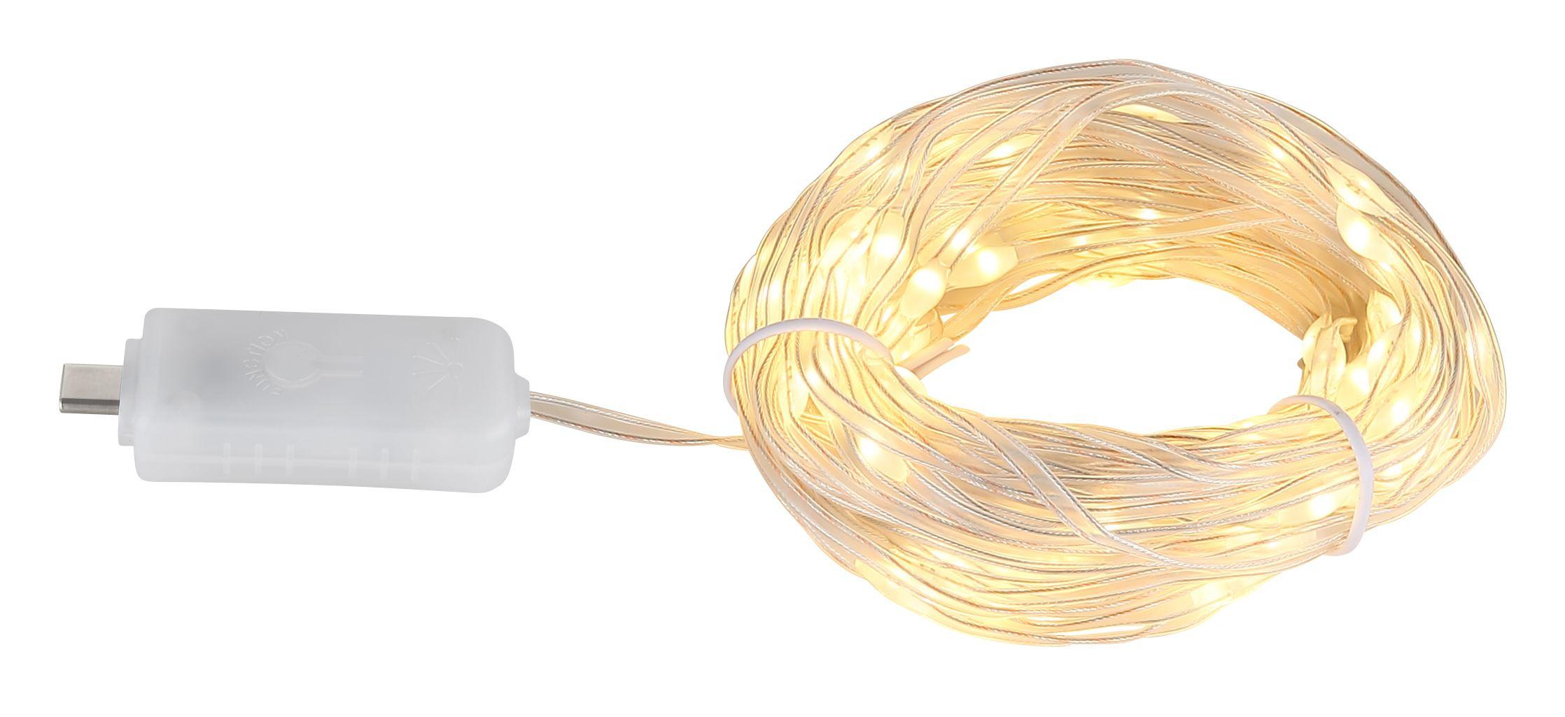 LJUSSLINGA JUZIL - transparent, Modern, plast (500cm) - Mömax