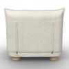 BÄDDFÅTÖLJ BELLA - cremefärgad/naturfärgad, Modern, metall/trä (85/76/84cm) - Bessagi Home