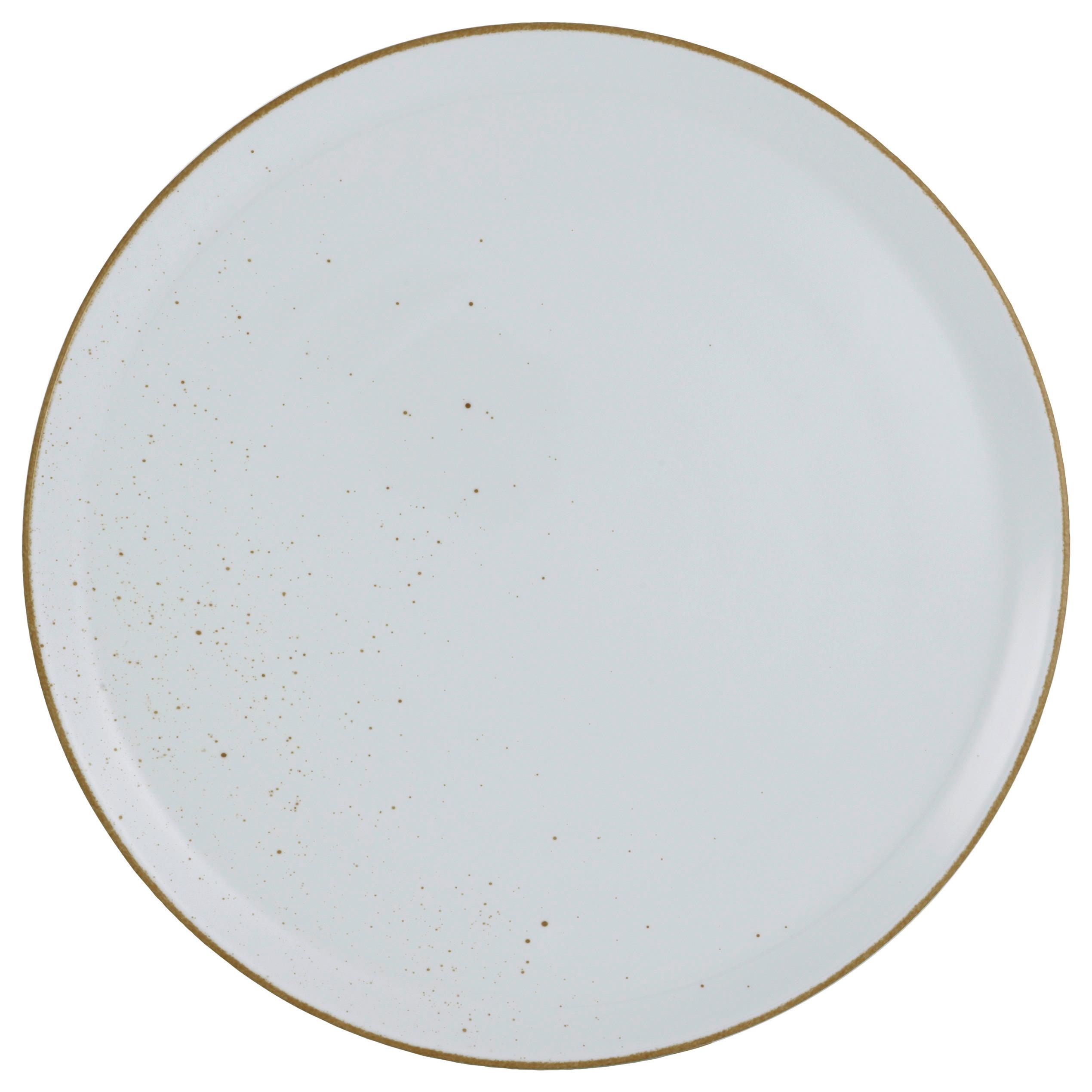 Farfurie pentru pizza Capri - alb, Modern, ceramică (33/33/2cm) - Premium Living