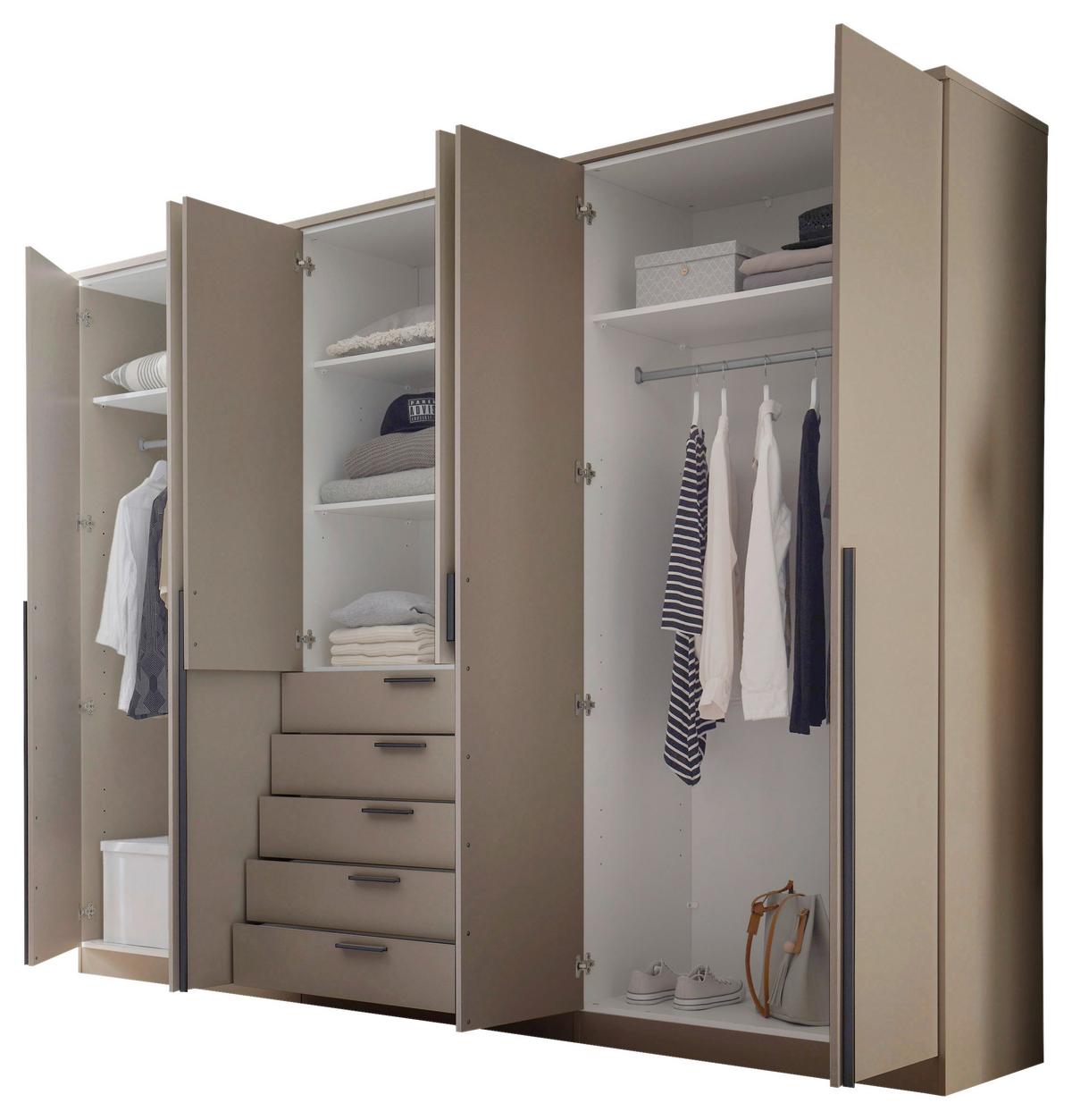 Ormar S Klasičnim Vratima Arnis - kašmir/boje aluminija, Konvencionalno, drvni materijal/plastika (270/210/52cm) - Modern Living