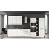 Blok Kuhinja S Aparatima Line 390 - bijela/siva, Konvencionalno, drvo/metal (390/216-240/60cm) - Mömax