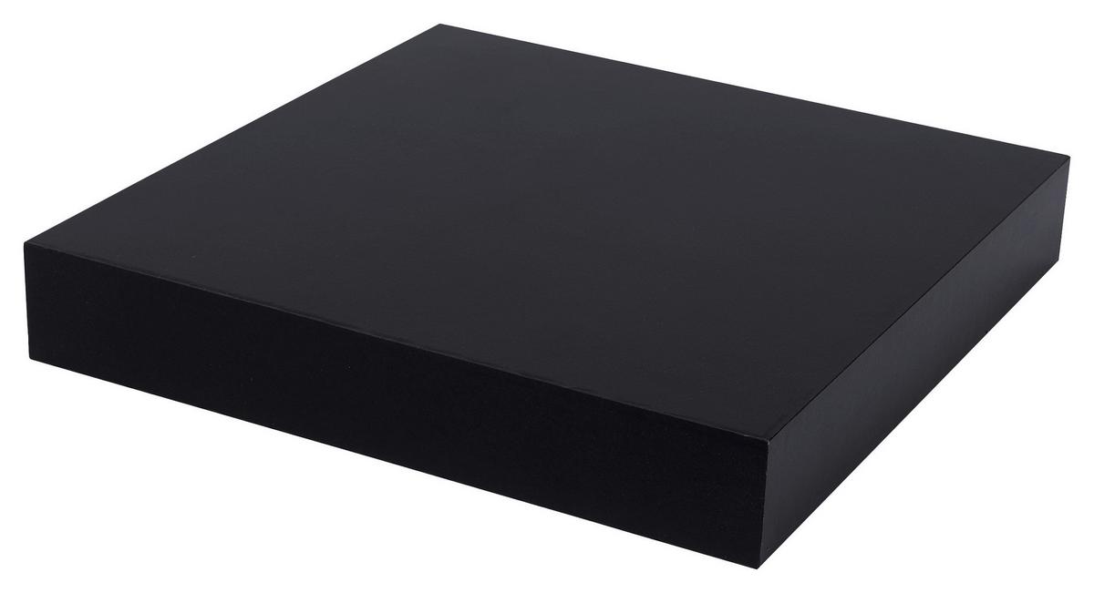 Wandboard Anja in Schwarz - Schwarz, MODERN, Holzwerkstoff (23,5/3,8/23,5cm) - Mömax
