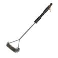 Grillbürste Till in Silber/schwarz - Silberfarben/Schwarz, Metall (55cm)