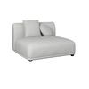 HÖRNSOFFA KIRA - vit/svart, Modern, trä/textil (408/108cm) - Bessagi Home