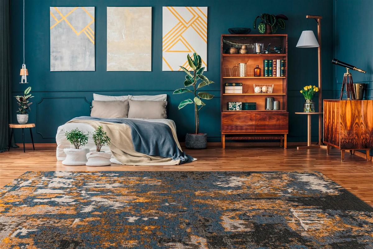 TEPPICH Primavera 525 Multi / Blau - Blau, Konventionell, Textil (80/150cm) - Kayoom