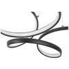 LED-HÄNGLAMPA CRONO -AKT- - svart, Romantik / Lanthus, metall/plast (70/70/120cm) - Premium Living