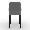 STOL CORI - ljusgrå/svart, Modern, metall/trä (45/87/57cm) - Bessagi Home