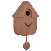 ZEGAR ŚCIENNY KA5964DW - brązowy, Basics, tworzywo sztuczne (21,5/41/8,5cm) - Karlsson