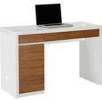 Schreibtisch Weiß Holzoptik - Weiß, MODERN, Holzwerkstoff (120/78/50cm) - MÖMAX modern living