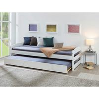 Bett Vindas Weiß - Naturfarben/Weiß, KONVENTIONELL, Holz (90-180/200cm) - MID.YOU