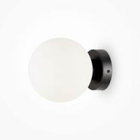 Wandleuchte Basic Form Weiß/Schwarz max. 40 Watt - Schwarz/Weiß, Trend, Glas/Metall (15/18cm) - MAYTONI