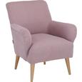 Sessel in Altrosa - Altrosa/Naturfarben, LIFESTYLE, Textil (77/82/44/78cm) - MÖMAX modern living