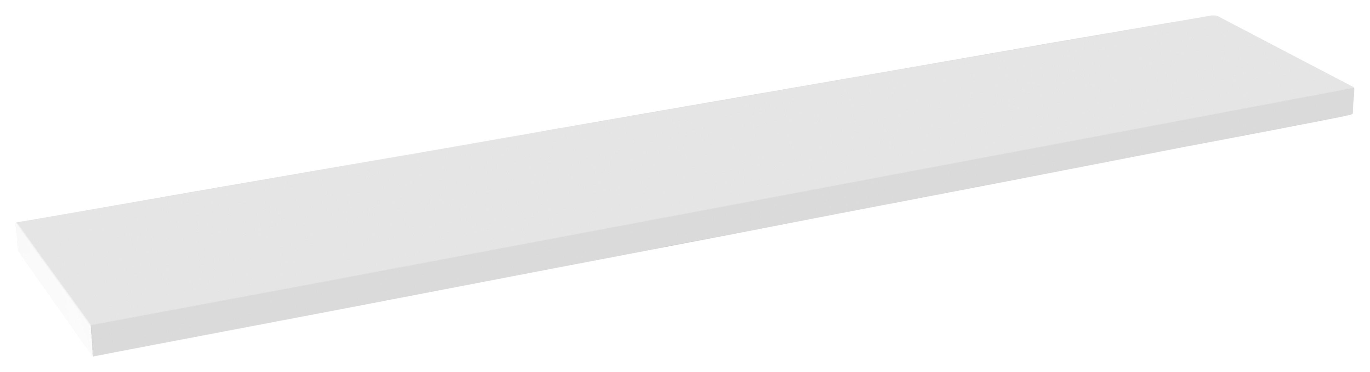 Wandboard in Weiß Hochglanz - Weiß, MODERN, Holzwerkstoff (80/2/15cm) - Mömax