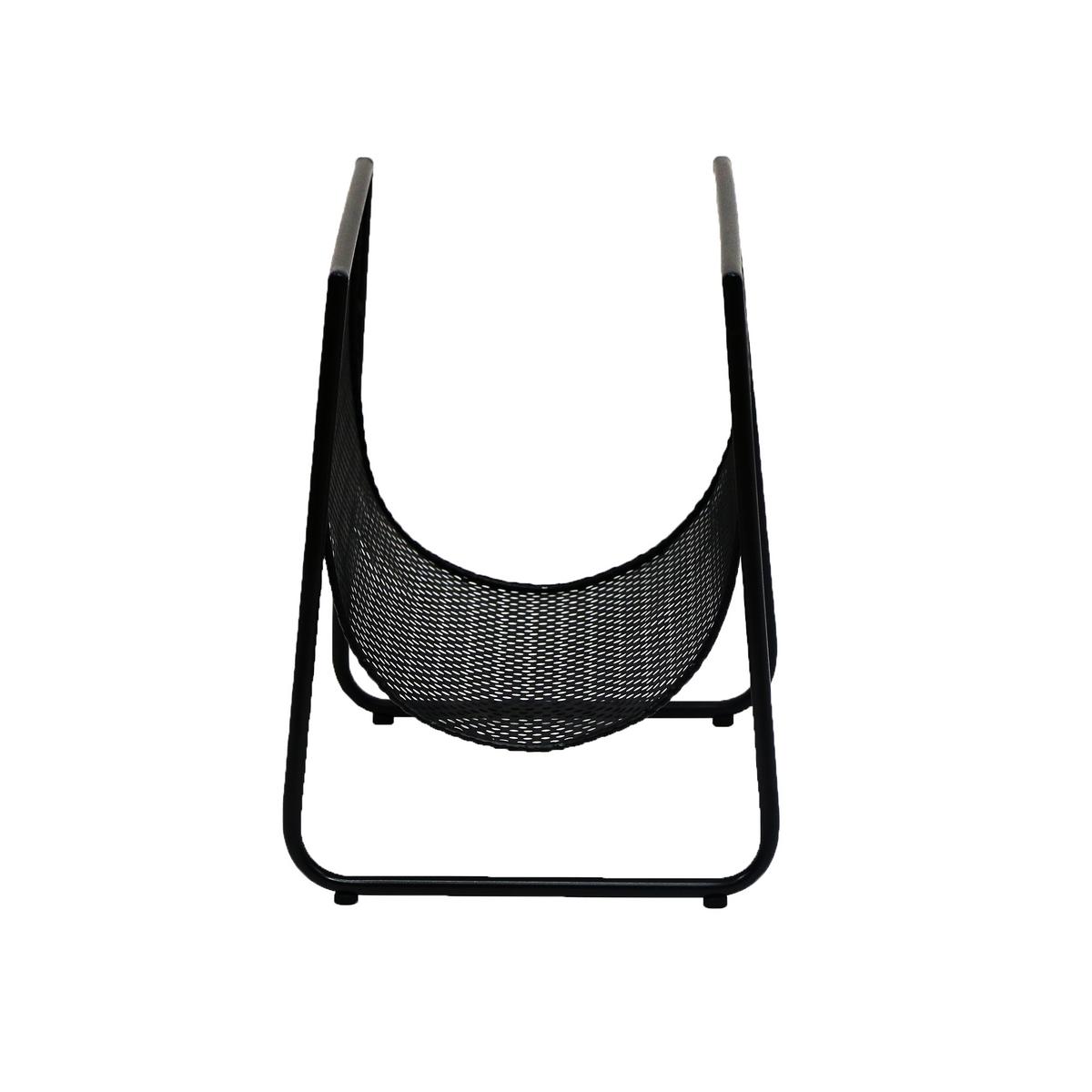 Zeitungsständer Tina aus Metall - Schwarz, Modern, Metall (35/31,5/25cm) - Mömax