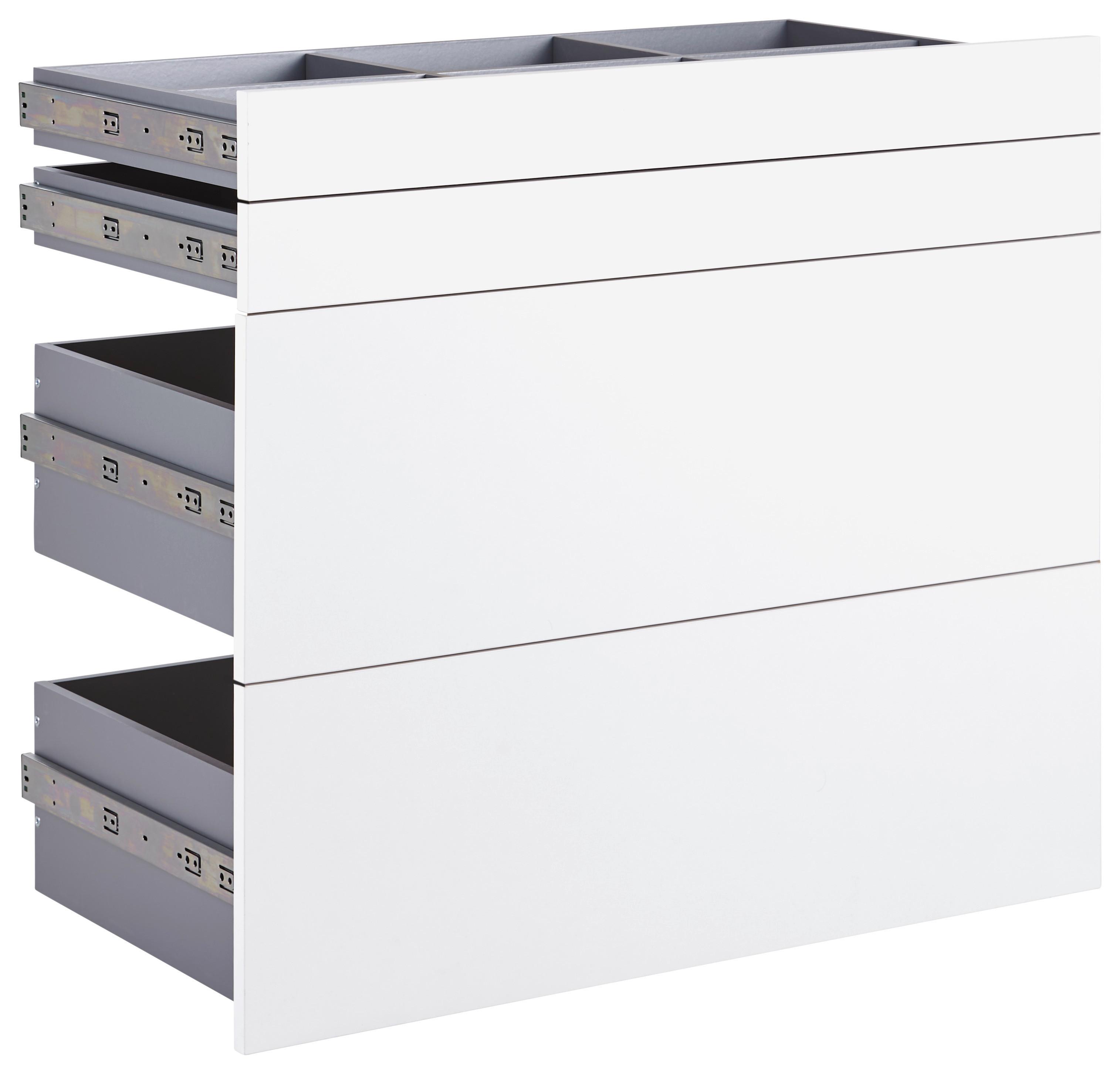 LÅDSET UNIT -BASED- - vit, Modern, trämaterial (91/83/47cm) - Based