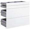 LÅDSET UNIT -BASED- - vit, Modern, trämaterial (91/83/47cm) - Based