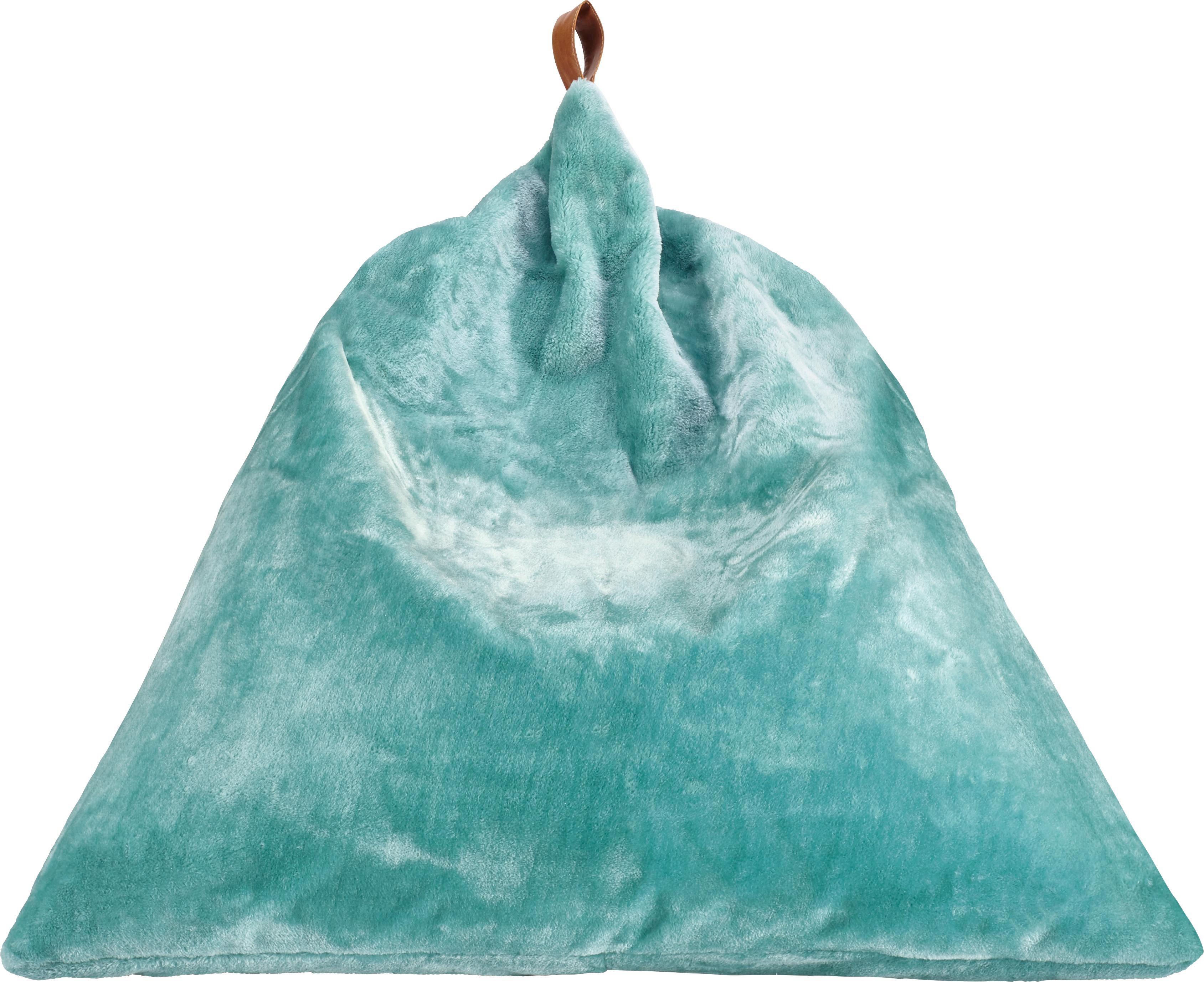 Sitzsack in Mint 100x100cm 'Lilia' - Mintgrün, MODERN, Textil (100/100/100cm) - Bessagi Home