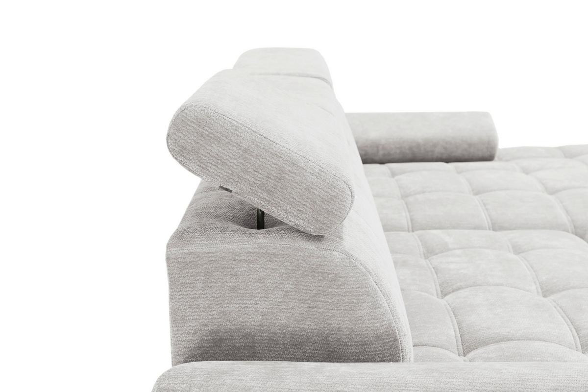 Coltar VEGAS - gri deschis, Design, lemn/textil (294/173cm) - Modern Living