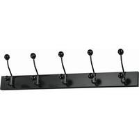 Zidna Vješalica Greve - bijela/crna, Moderno, drvni materijal/metal (65/13/7cm) - Modern Living