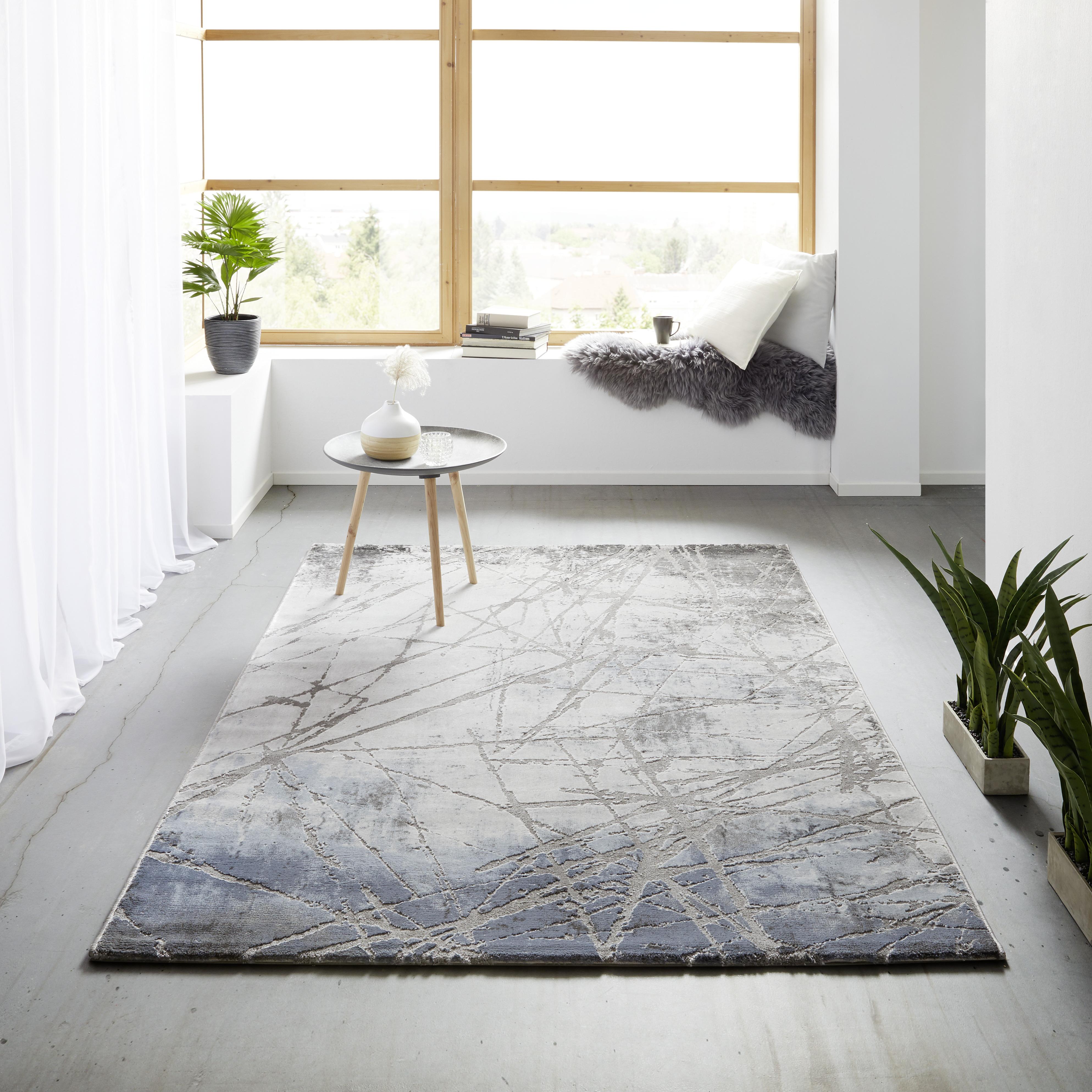 Covor țesut Manchester 3 - albastru, Modern, textil (160/230cm) - Mömax