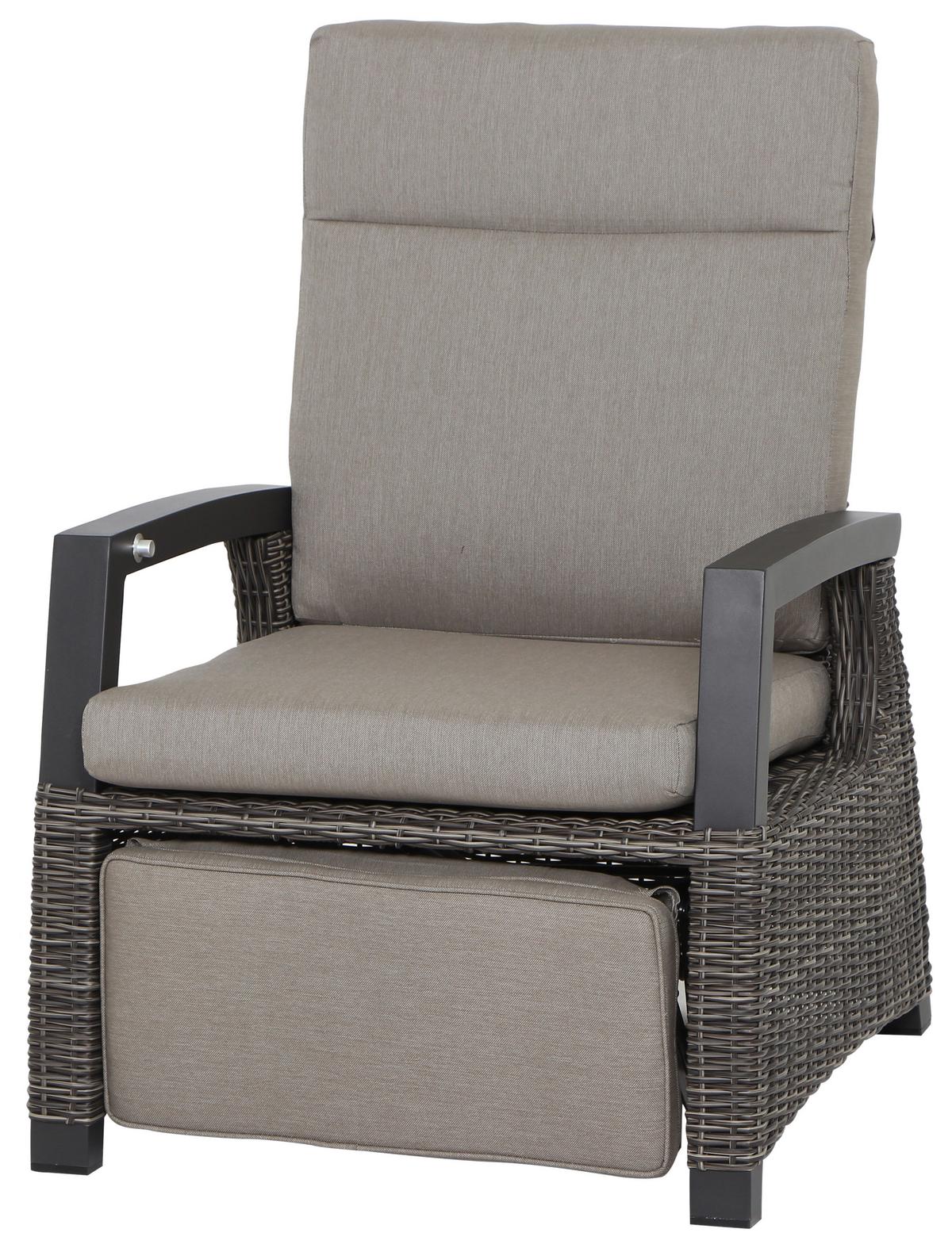 Loungegarnitur Corido Grau - Basics, Keramik/Kunststoff (72/103/160cm) - Siena Garden
