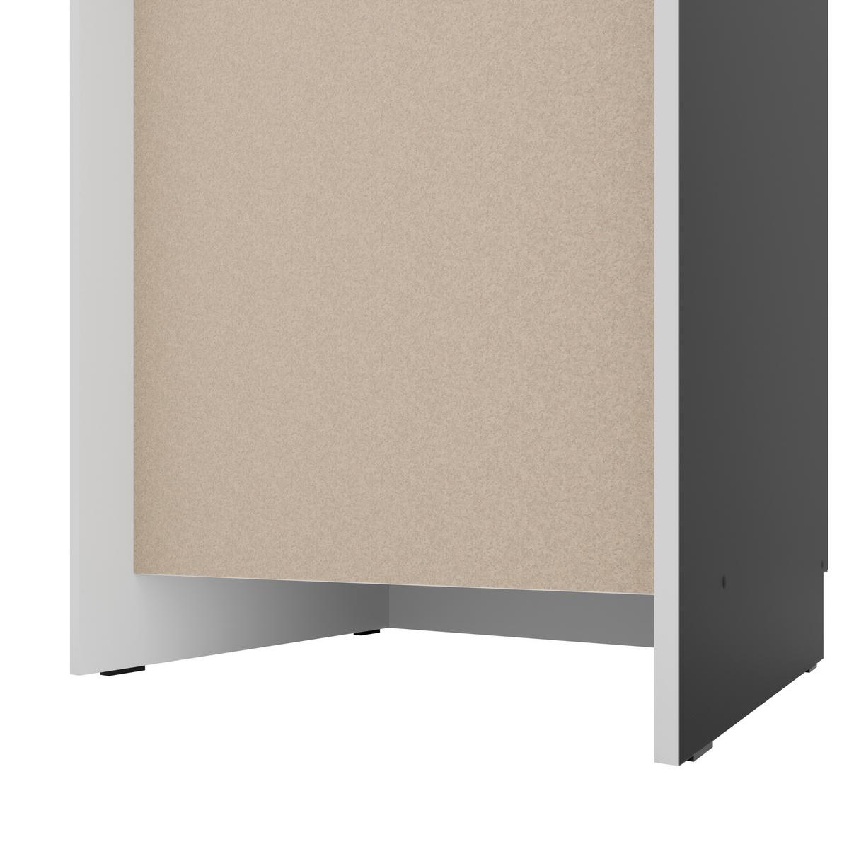 Element Za Ugradni Šporet Siena - crna, Moderno, metal/pločasti materijal (60/210/57cm) - Modern Living