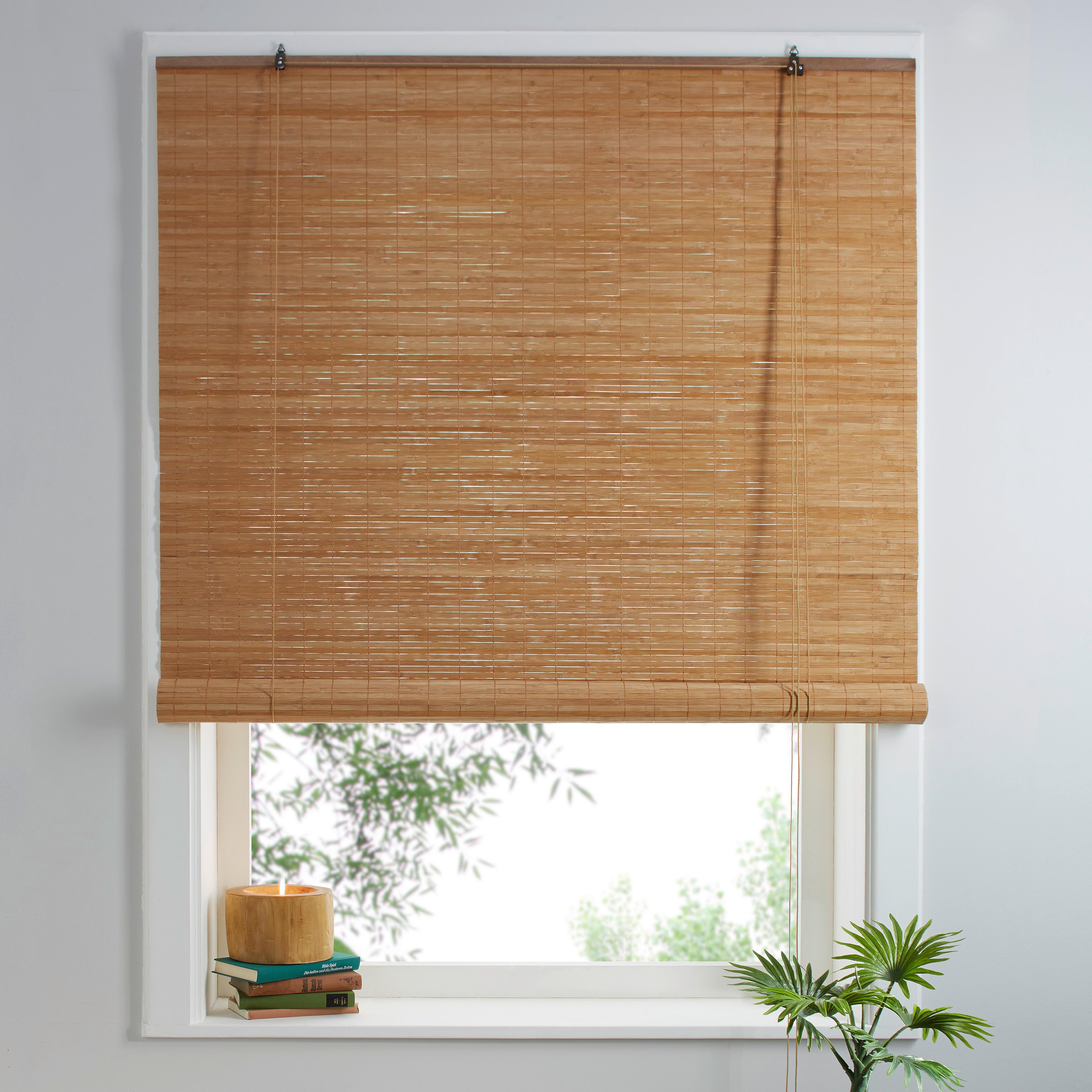 RULLGARDIN WOODY - brun, Lifestyle, trä (100/180cm) - Modern Living
