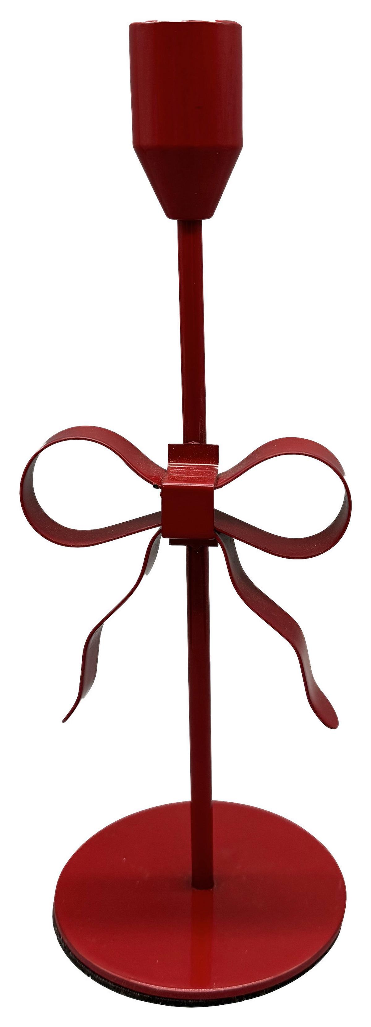 Stabkerzenhalter Rot - Rot, Metall (8/26,5/8cm) - Mömax