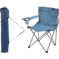 Kempingszék Charlie - világoskék, textil (51/42/81cm)