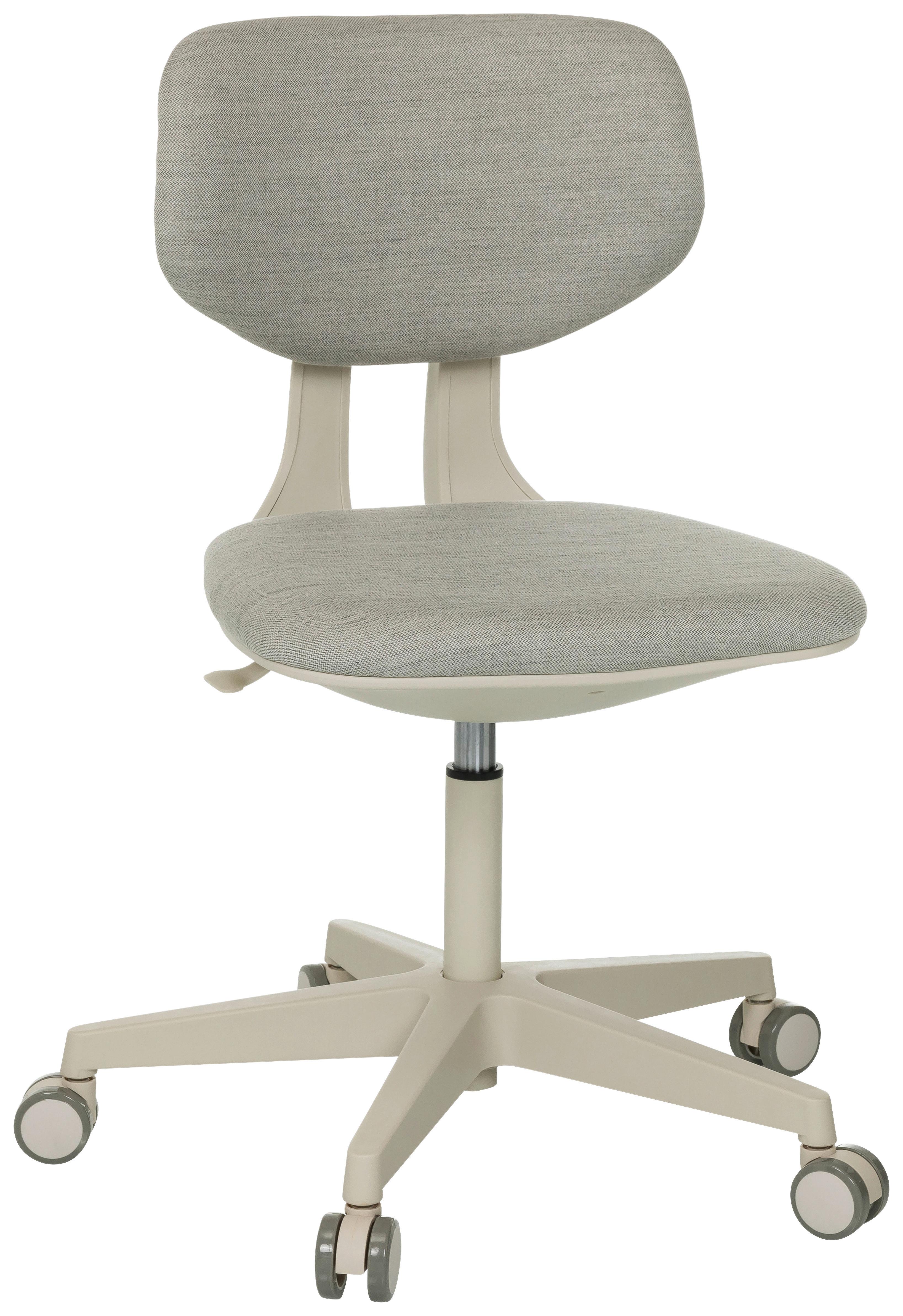 Otroški Vrtljivi Stol Kid Classic, Siva - siva/sivobela, Moderno, umetna masa/tekstil (51/72 - 87/51cm) - MID.YOU