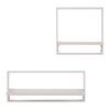 VÄGGHYLLPLAN SET ALFI -EXKLUSIV- -SB- - kashmir, Modern, metall/trämaterial (50/30/20/30/12/12cm) - Mömax