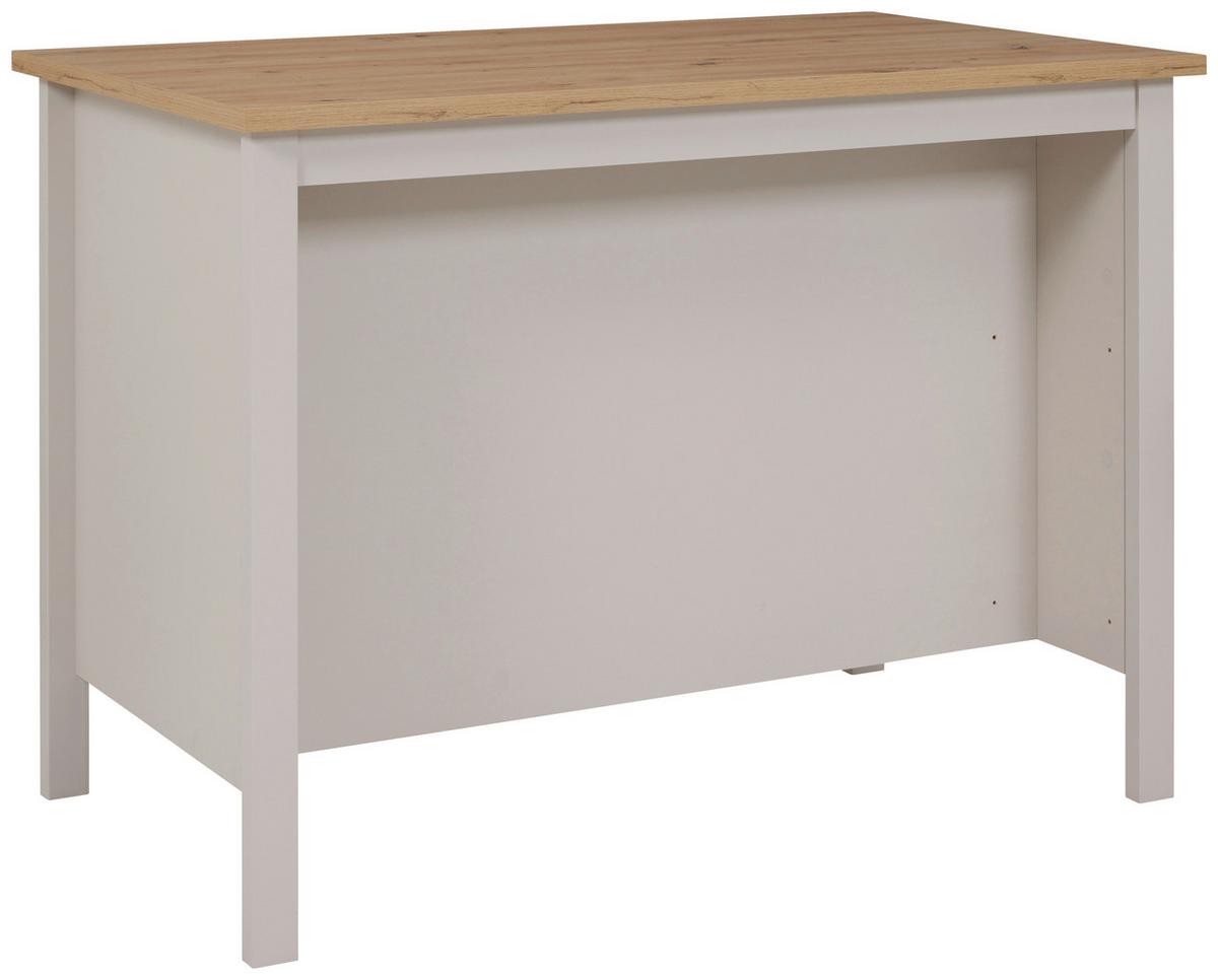 Kuhinjski Otok Sardegna - kašmir/srebrne boje, Romantično / ladanjski, drvni materijal/metal (124/91/75cm)