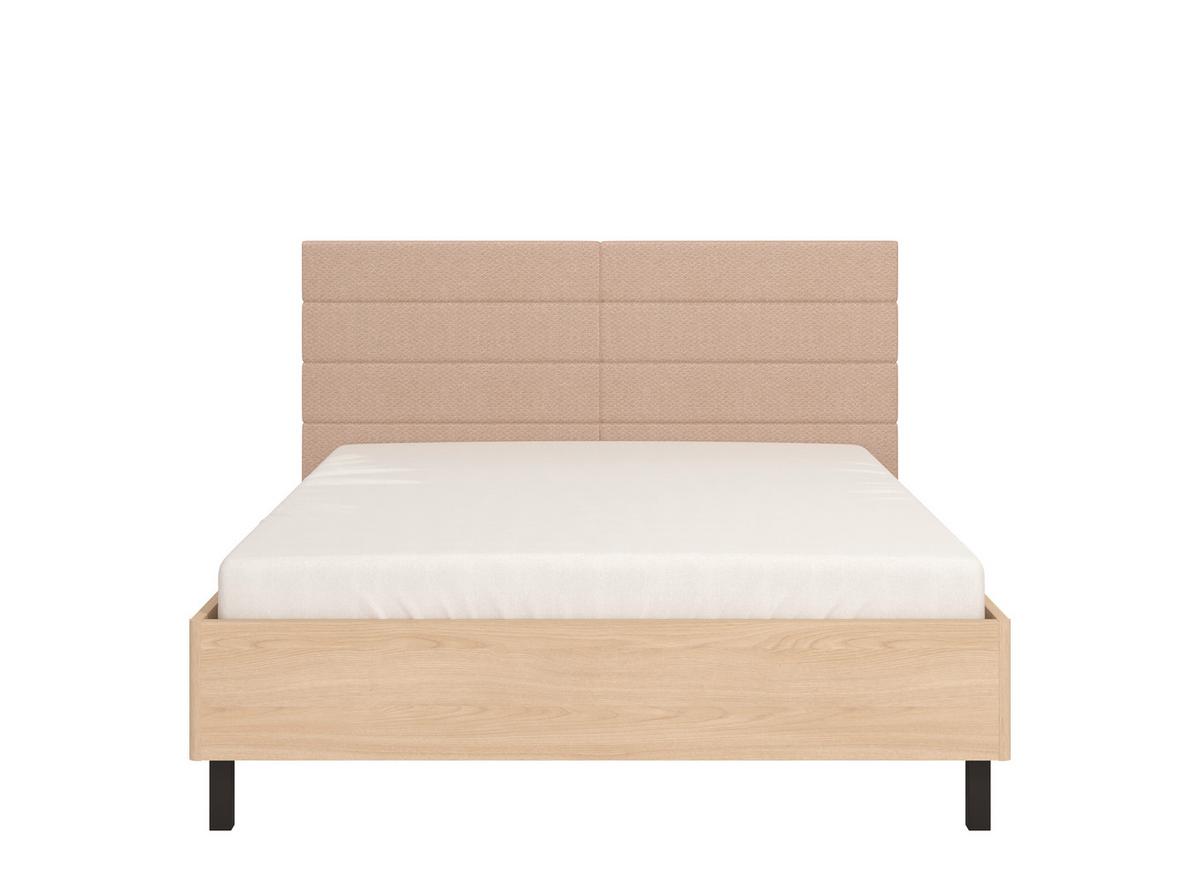 Ágykeret Arbela - bézs/tölgyfa, Modern, faalapú anyag/textil (160/200cm)