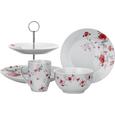 Etagere Roseanne mit Rosen Motiv - Pink/Weiß, ROMANTIK / LANDHAUS, Metall (27/20cm) - Zandiara Etagere Roseanne mit Rosen Motiv - Pink/Weiß, ROMANTIK / LANDHAUS, Metall (27/20cm) - Zandiara