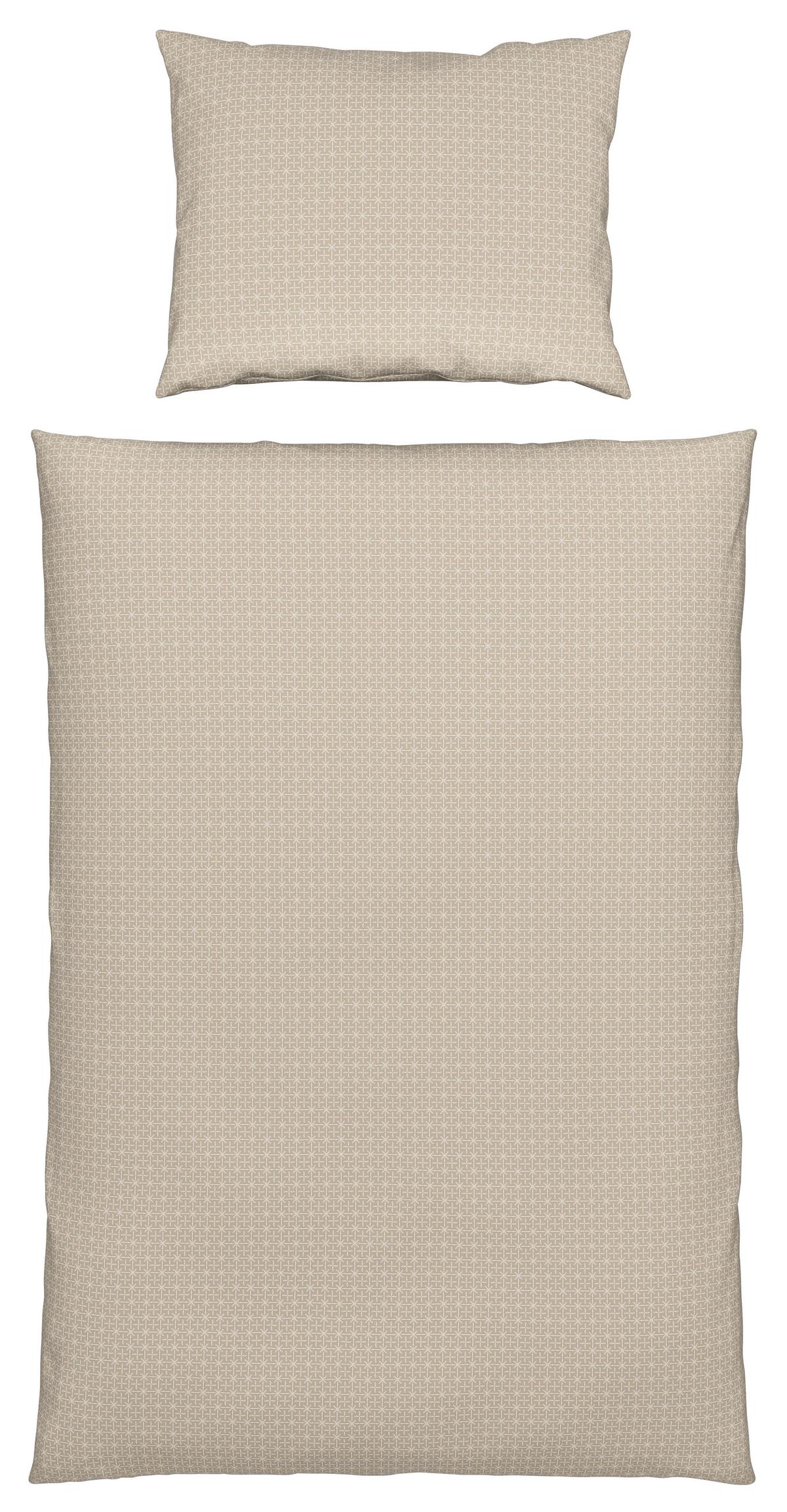 Ágyneműhuzat-garnitúra Laura - bézs, Konventionell, textil (140/200cm) - Modern Living