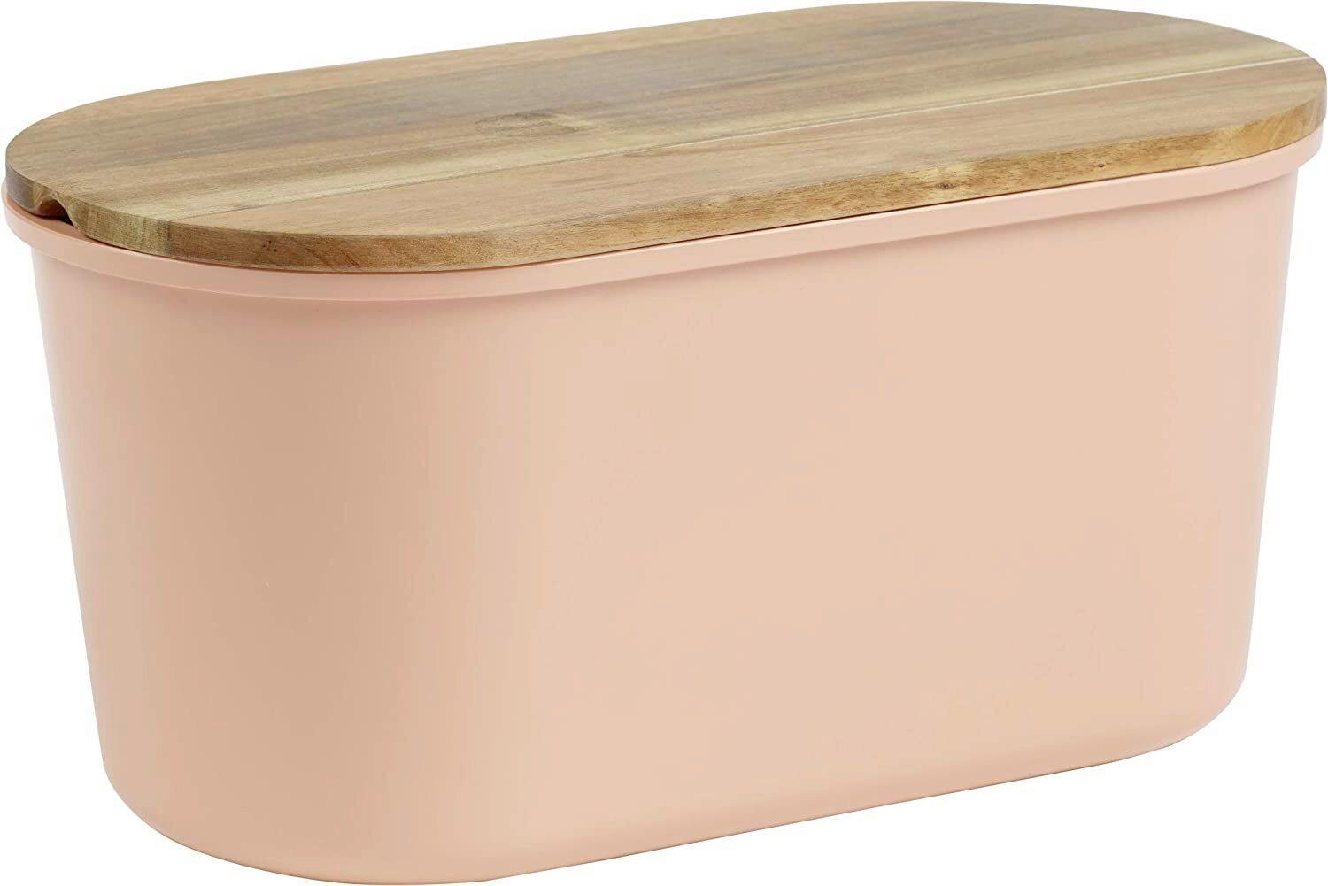 Škatla Za Kruh Fresh, Barva Korale - barve korale/barve akacije, Basics, umetna masa/les (37/21,5/17,20cm) - Echtwerk