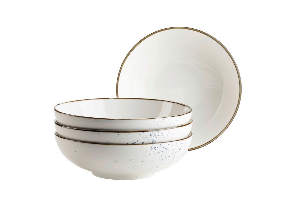 SCHÜSSELSET PINTAR - Blau/Weiss, Basics, Keramik - Mäser