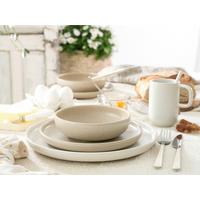 Kombinirani Servis Uno Toscana, 16-Delni - krem barve/bež, Basics, keramika - Creatable