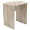 Tabure Esal, Hrast Sonoma - bela/hrast sonoma, Moderno, leseni material (40/45/30cm) - MID.YOU